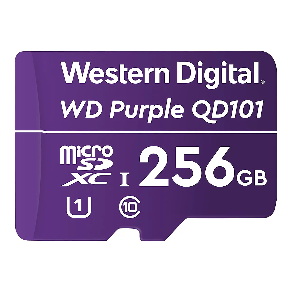 WD Purple SC QD101 WDD256G1P0C - Flash-Speicherkarte - 256 GB - microSDXC UHS-I