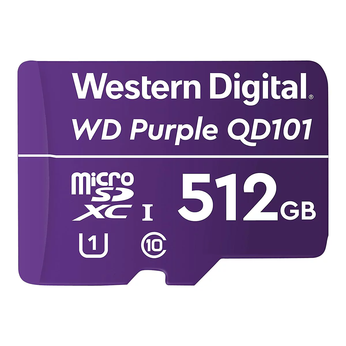WD Purple SC QD101 WDD512G1P0C - Flash-Speicherkarte - 512 GB - microSDXC UHS-I