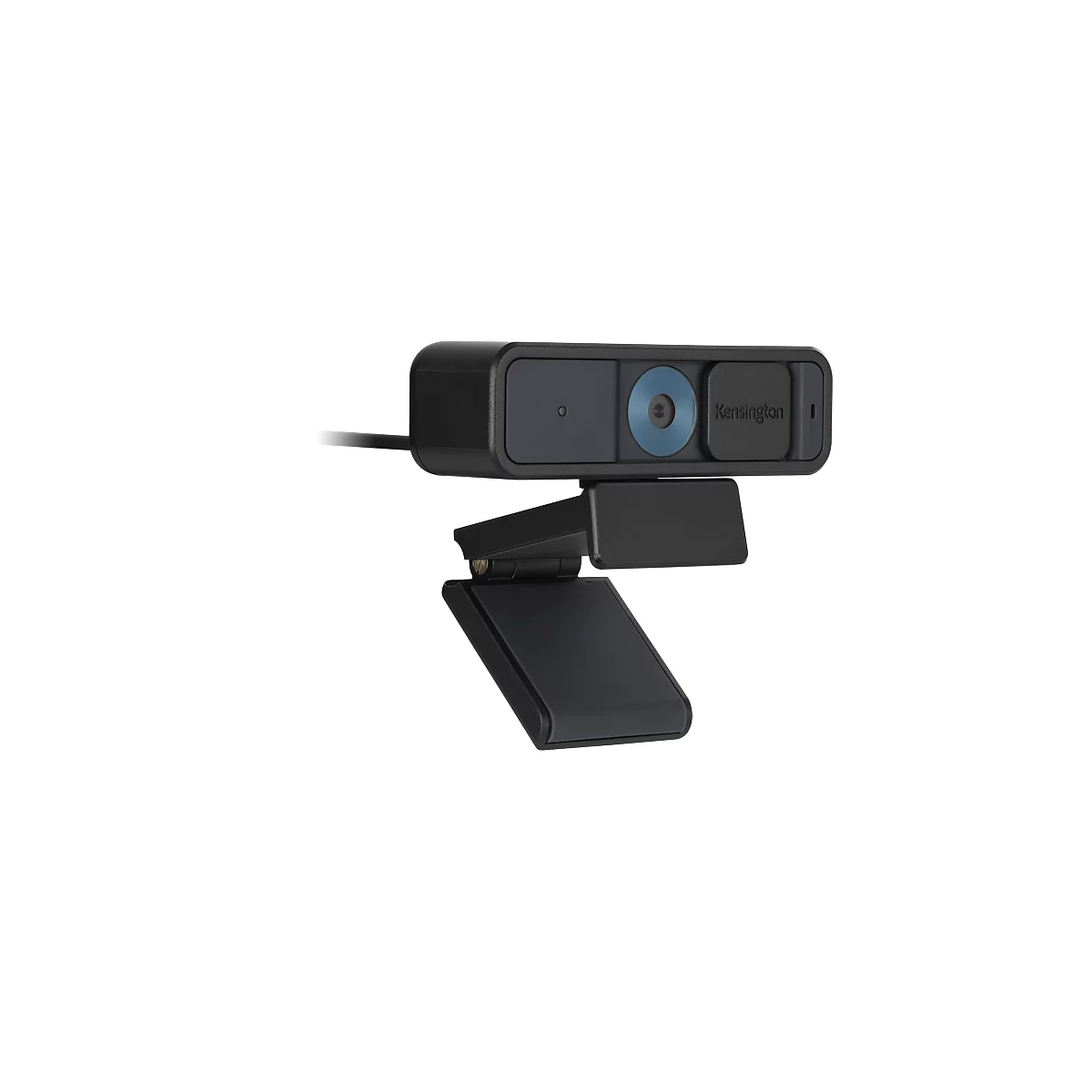 Webcam Kensington W2000, 1080p Full HD, pour MS Teams/Zoom/Google Meet, microphone omnidirectionnel, orientable/inclinable, 2x zoom, noir