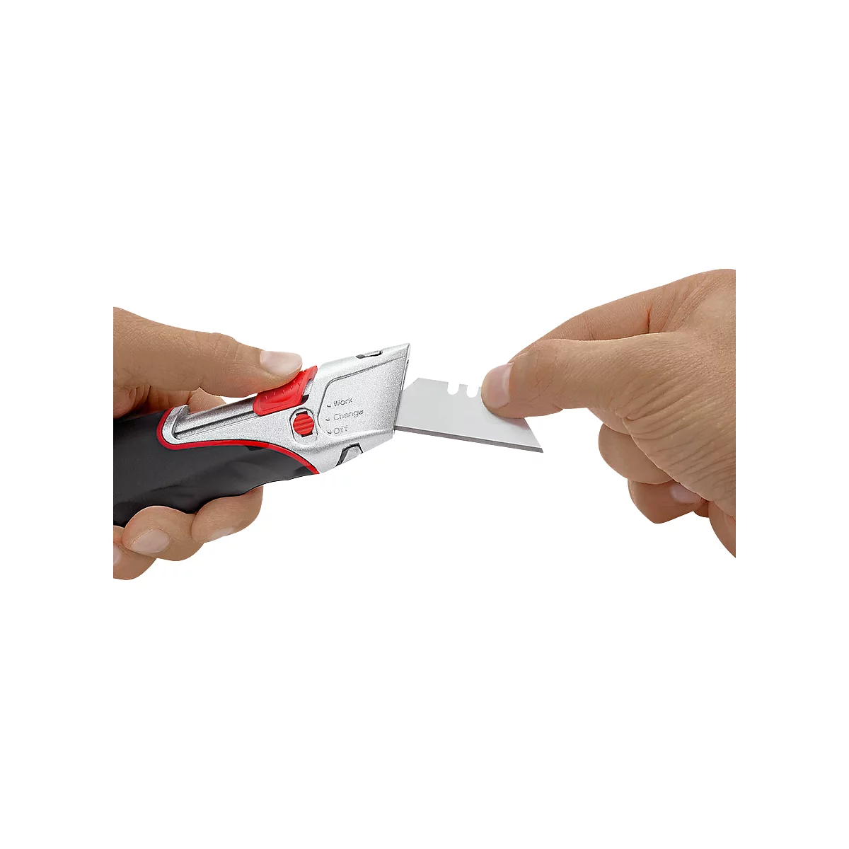 Wedo Cutter Safety Super, m. integriertem Folienschneider, mit Rundmesser, 1 Klinge