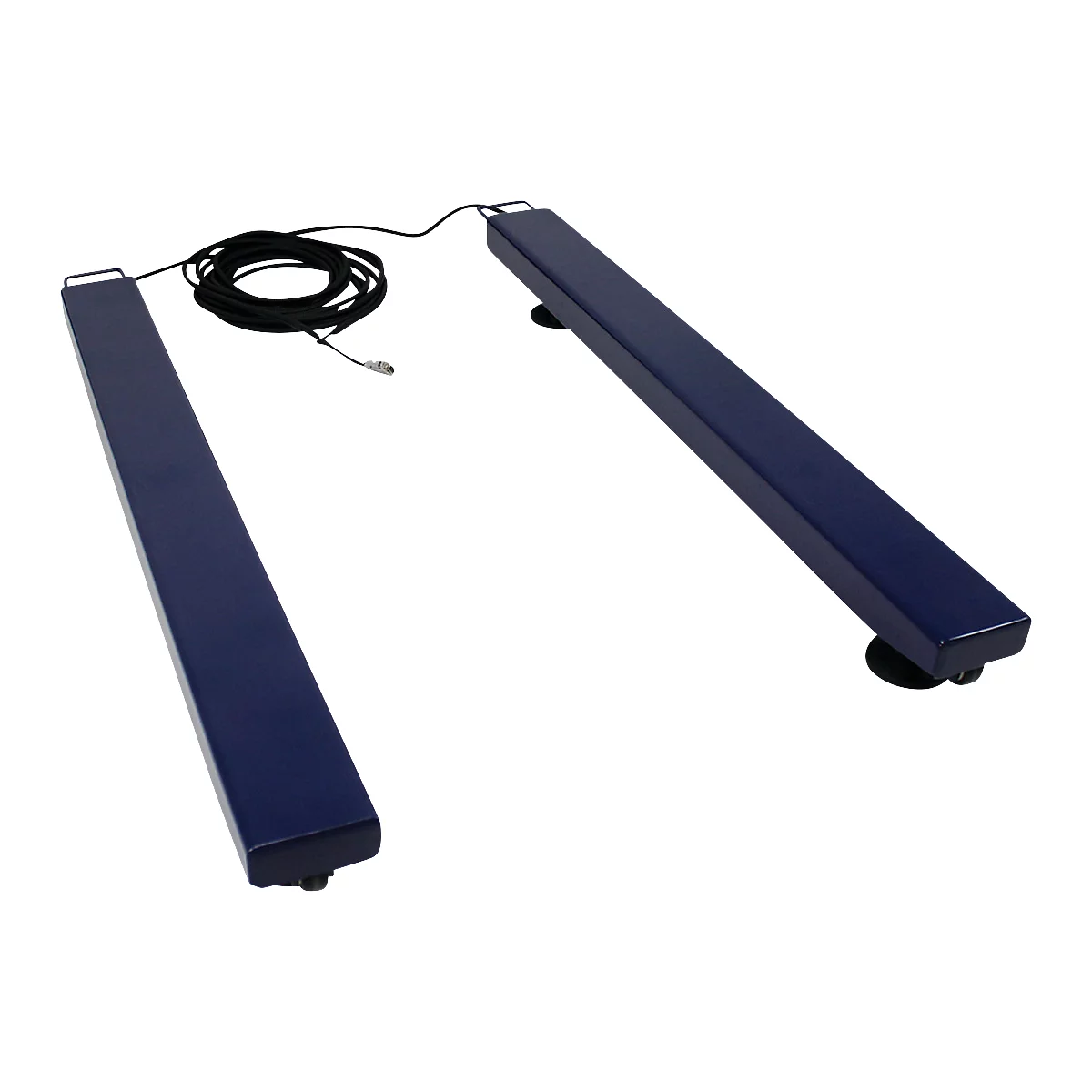 Weegbalk Adam AELP-2000, weegbereik 500 g-2000 kg, met wielen en handgrepen, B 120 x D 1330 x H 85 mm, staal, blauw