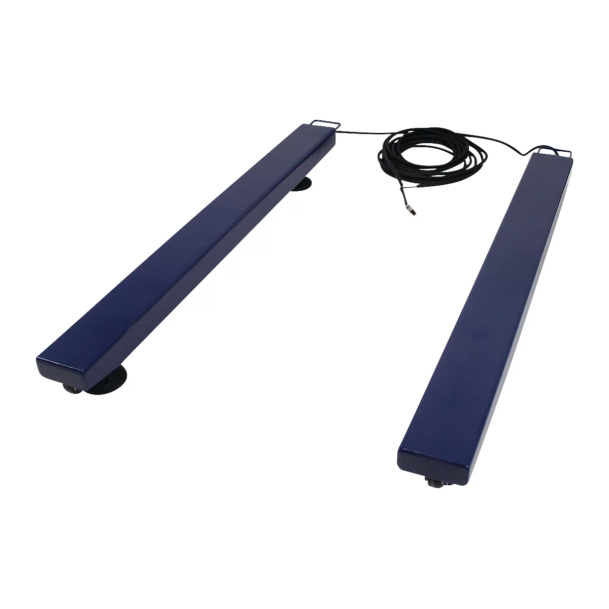 Weegbalk Adam AELP-2000, weegbereik 500 g-2000 kg, met wielen en handgrepen, B 120 x D 1330 x H 85 mm, staal, blauw