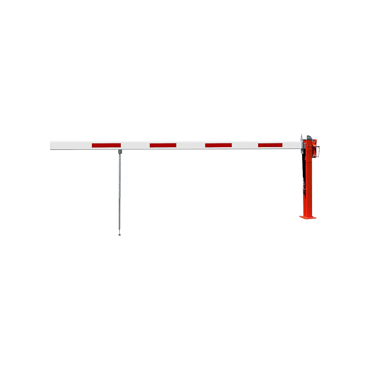 Wegesperre mit Gasdruckfeder, Pendelstütze, 4230 mm