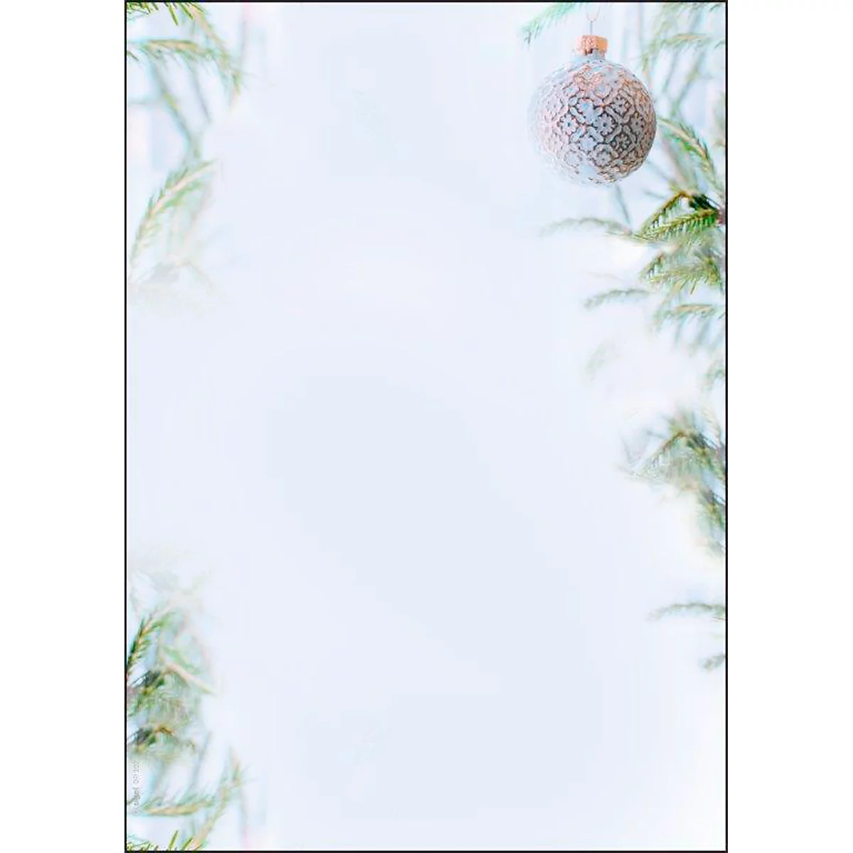 Weihnachtsmotiv-Papier 'Winter Mood', 90g-Feinpapier, 100 Blatt A4, Inkjet- & Laserdrucker
