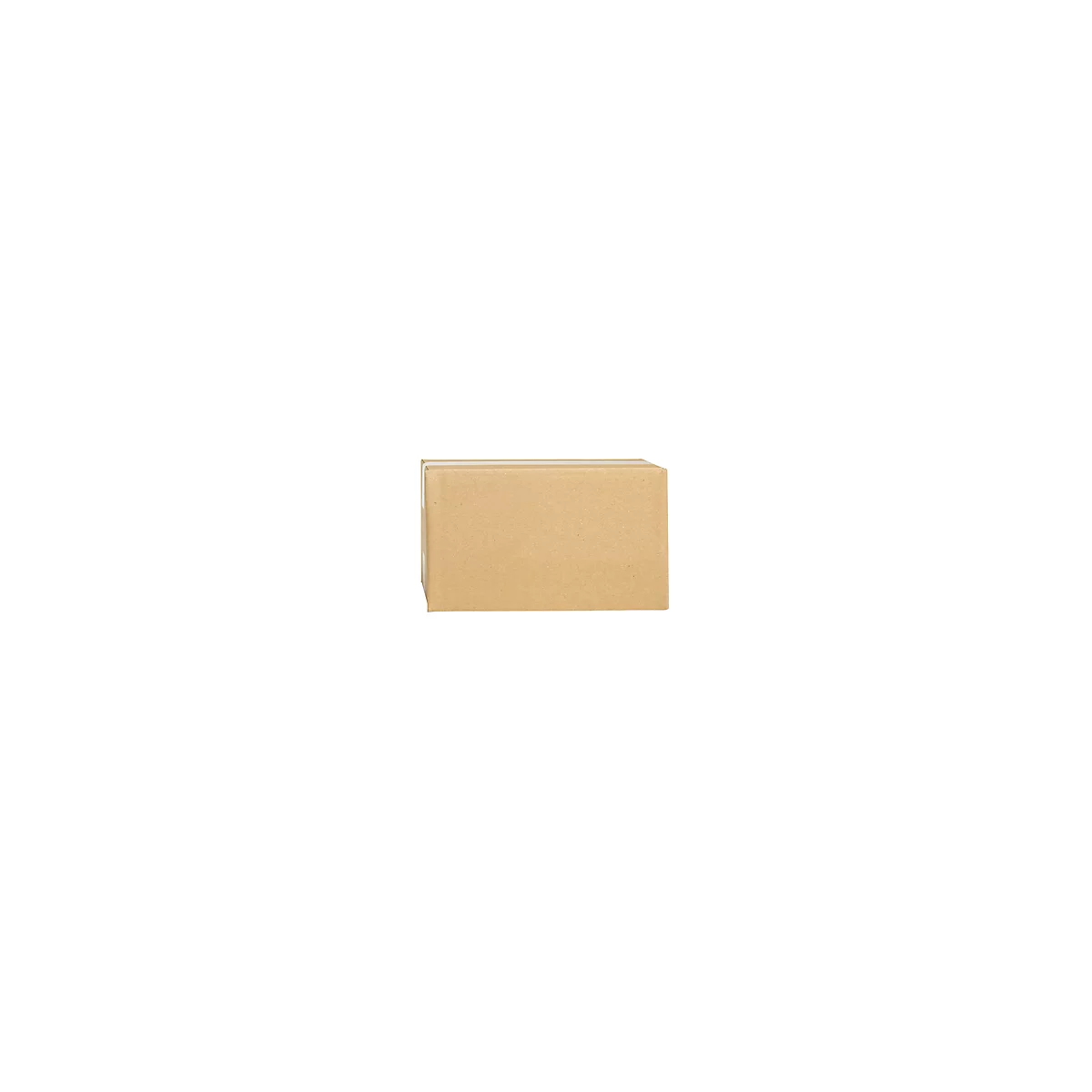 Wellpapp-Faltkartons, 1-wellig, 150 x 80 x 80 mm, braun
