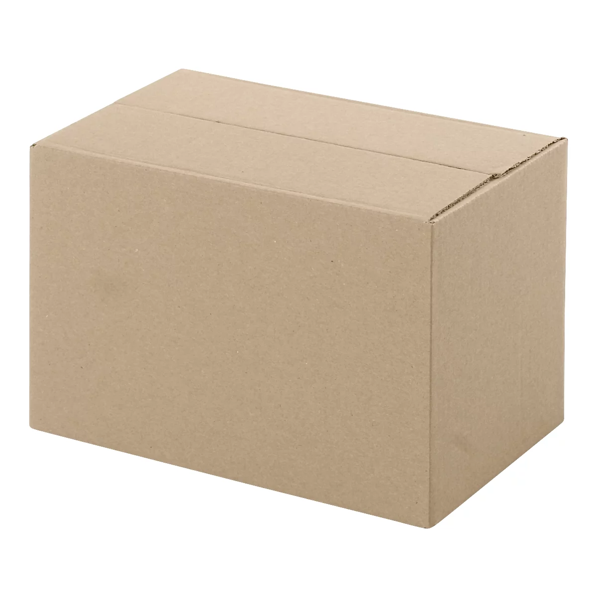 Wellpapp-Faltkartons, 1-wellig, 215 x 155 x 135 mm, braun