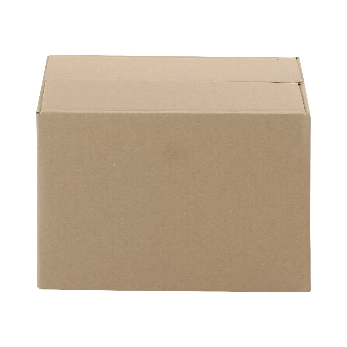 Wellpapp-Faltkartons, 1-wellig, 215 x 155 x 135 mm, braun