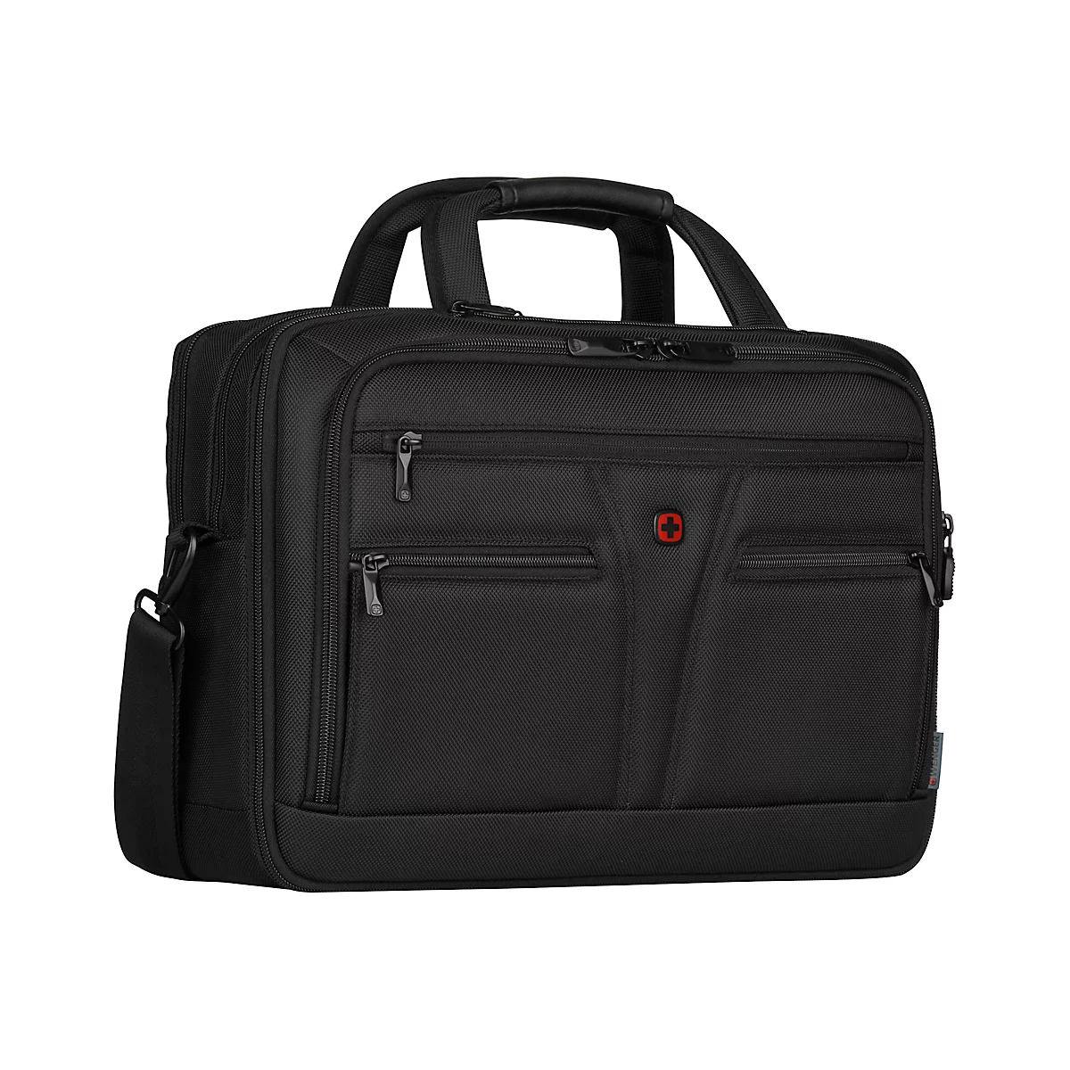 Wenger BC Star laptoptas, 19 l, tot 16', laptopvak + tabletvak, RFID, trolleybevestiging, B 410 x D 170 x H 290 mm, gerecycled polyester, zwart