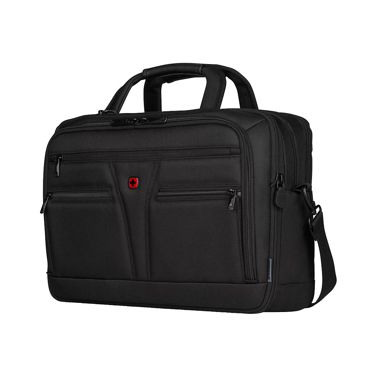 Wenger BC Star laptoptas, 19 l, tot 16', laptopvak + tabletvak, RFID, trolleybevestiging, B 410 x D 170 x H 290 mm, gerecycled polyester, zwart