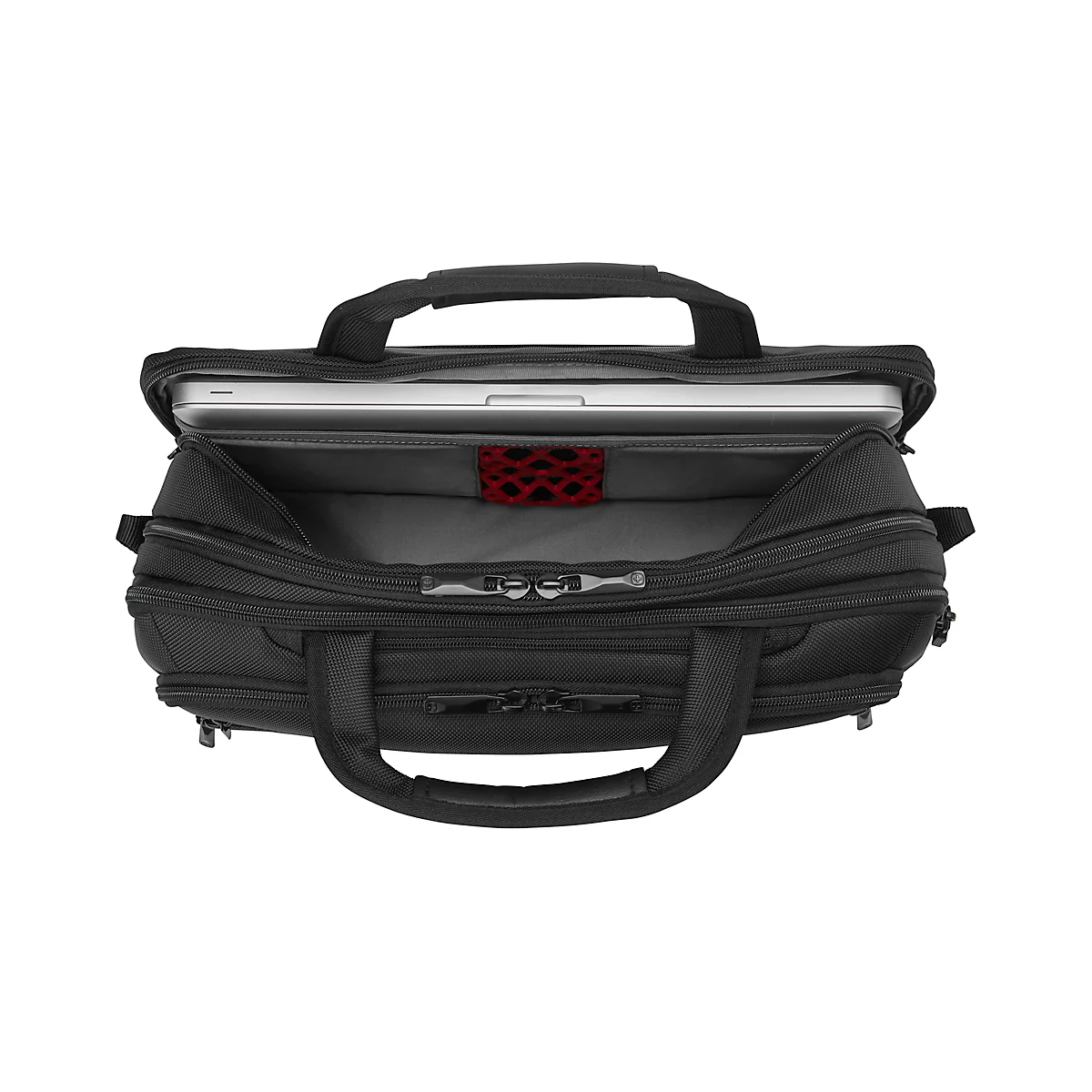 Wenger BC Star laptoptas, 19 l, tot 16', laptopvak + tabletvak, RFID, trolleybevestiging, B 410 x D 170 x H 290 mm, gerecycled polyester, zwart