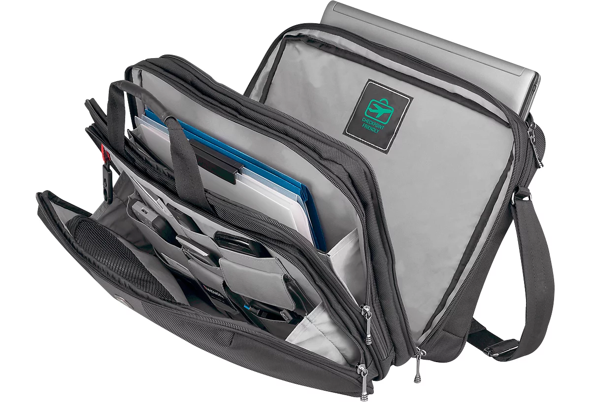 WENGER® Laptoptasche Legacy, f. 17 Zoll Laptops, 3 Taschen, Schultergurt