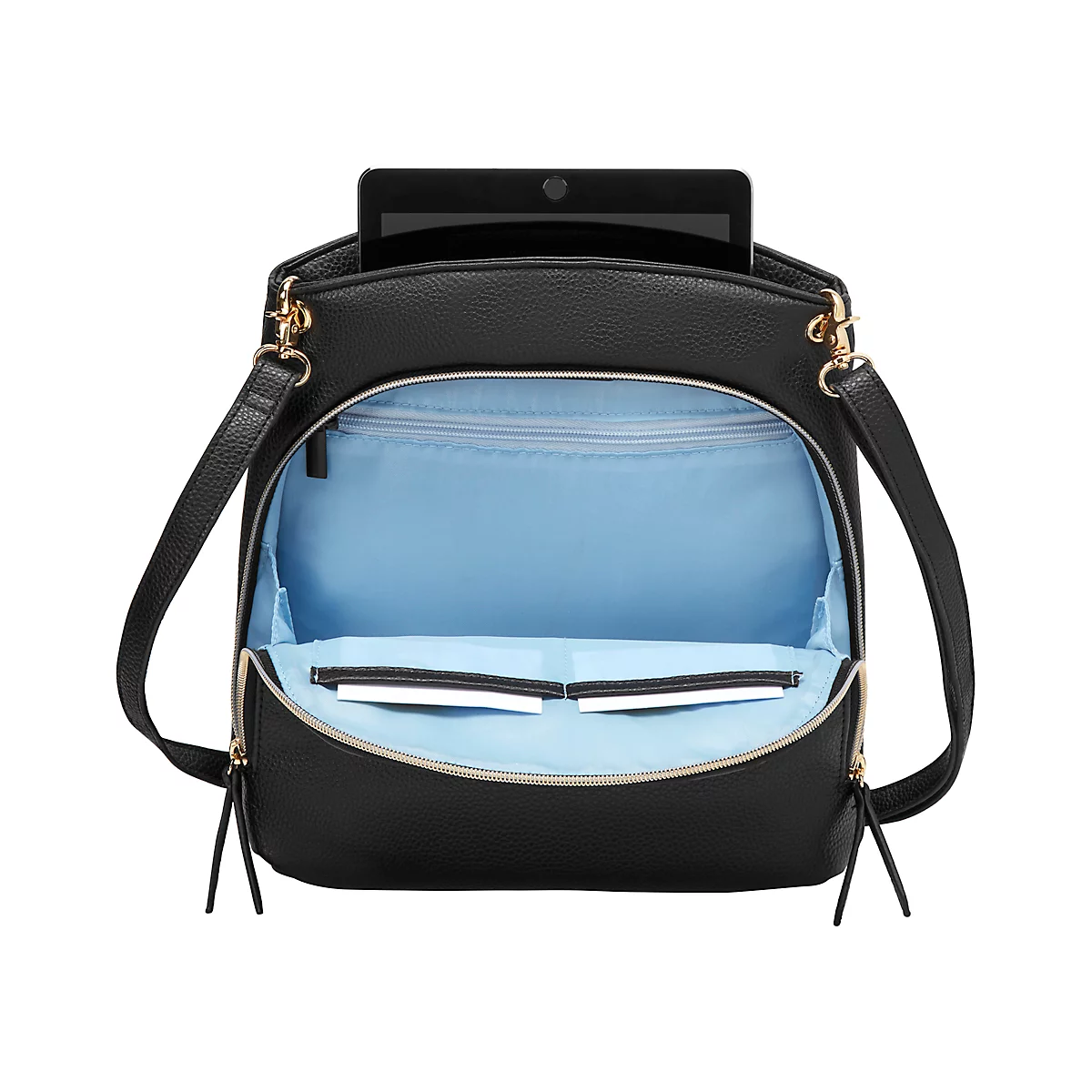 Wenger LeaSophie tablet bag, 6 l, pour tablettes jusqu'à 10', compartiment tablette, organiseur, poche intérieure, L 70 x l 280 x H 290 mm, 50% polyester, 50% PVC, noir