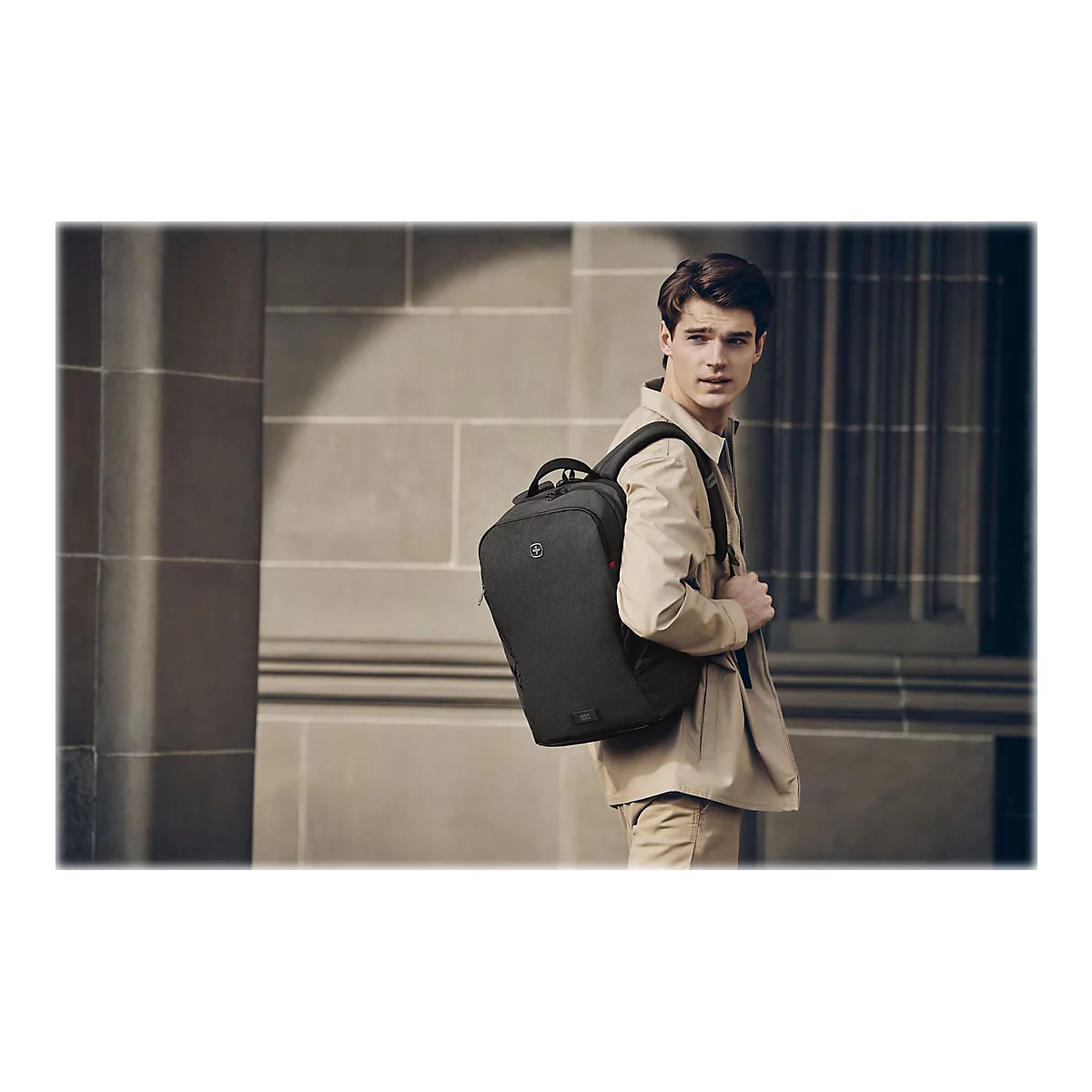Wenger MX Light - Notebook-Rucksack - 40.6 cm (16') - Heather Gray