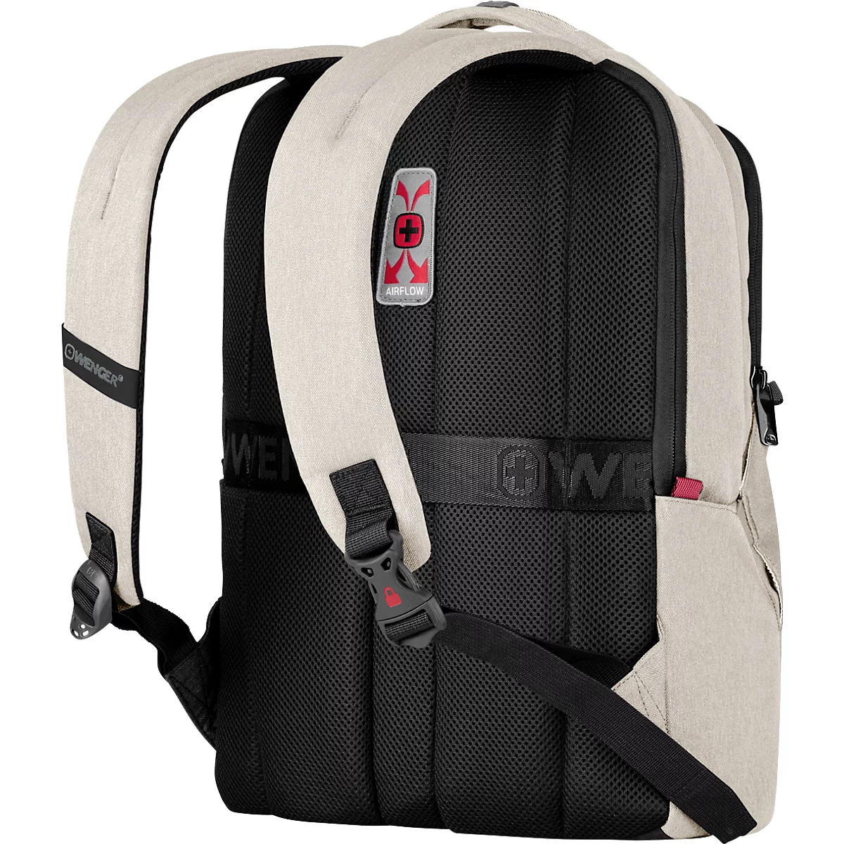 Wenger MX Professional laptoprugzak, 21 l, voor laptops tot 16" &amp; tablets tot 10", laptop- en tabletcompartiment, L 210 x B 330 x H 450 mm, polyester, zand