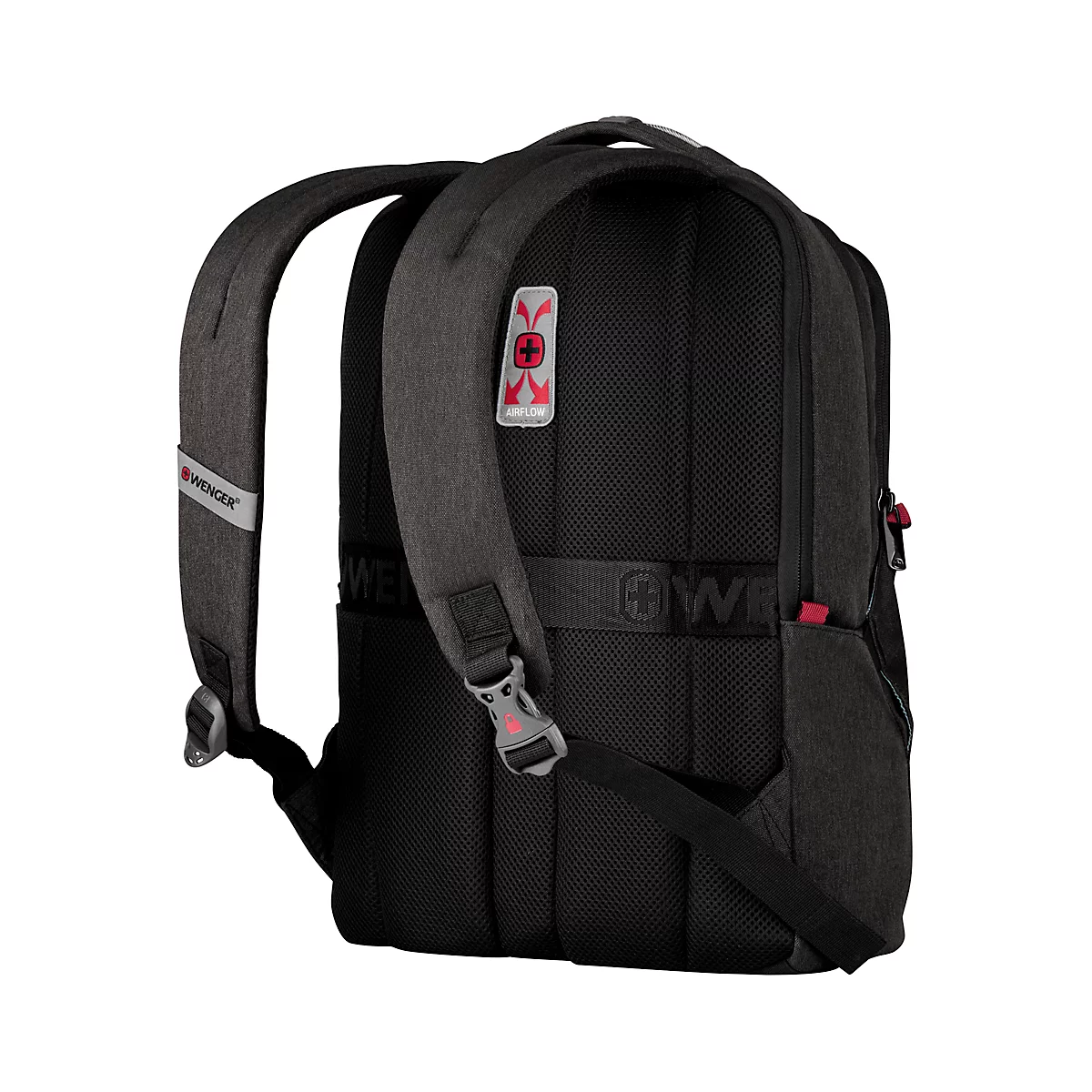 Wenger MX Professional laptoprugzak, 21 l, voor laptops tot 16' &amp; tablets tot 10', laptop- &amp; tabletvak, l 210 x b 330 x h 450 mm, polyester, grijs