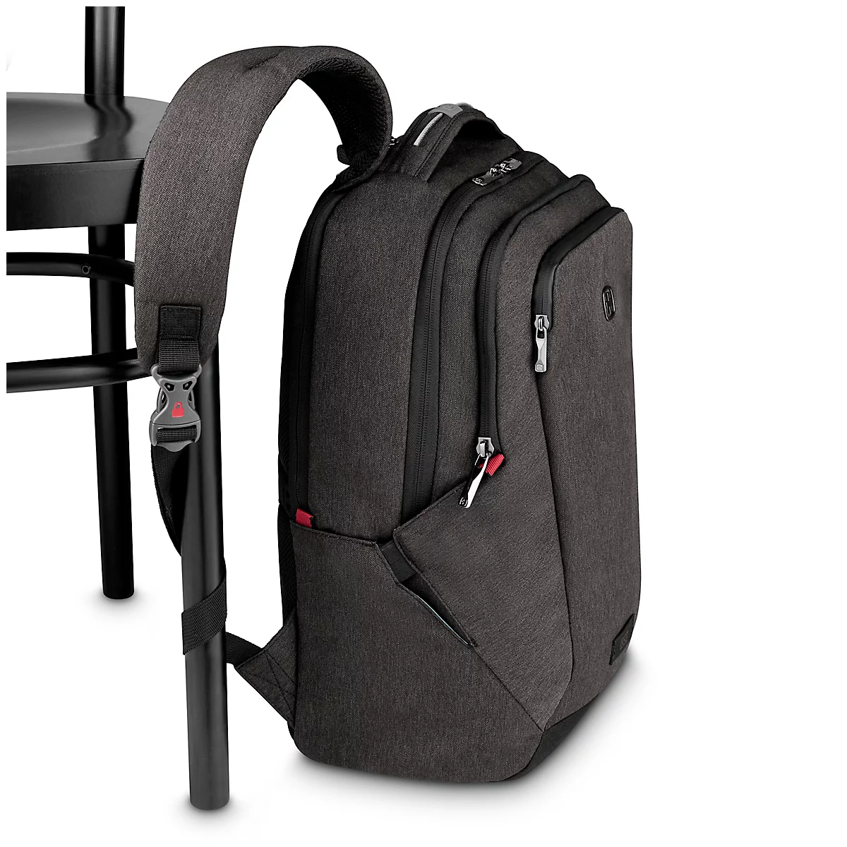 Wenger MX Professional laptoprugzak, 21 l, voor laptops tot 16' &amp; tablets tot 10', laptop- &amp; tabletvak, l 210 x b 330 x h 450 mm, polyester, grijs