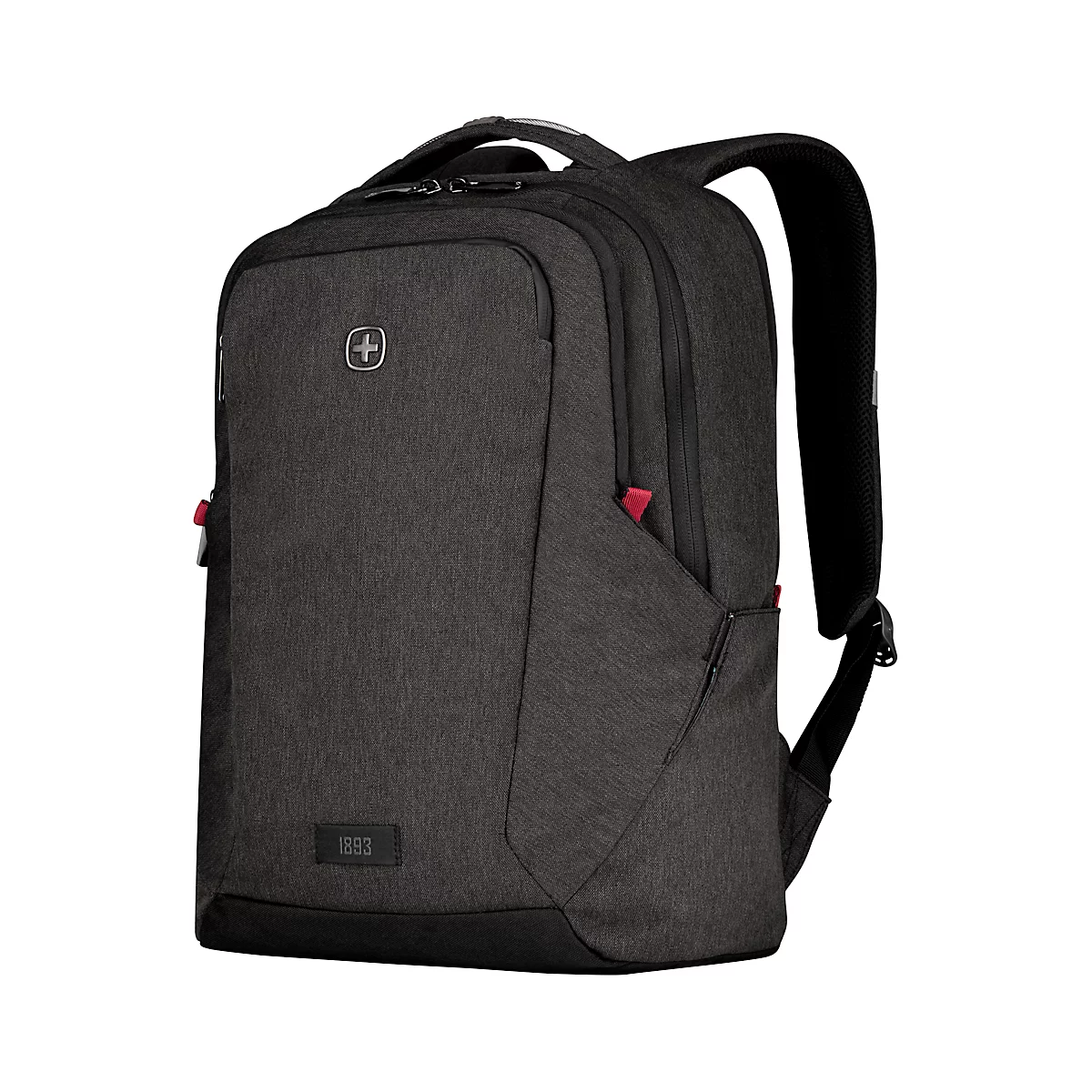 Wenger MX Professional laptoprugzak, 21 l, voor laptops tot 16' &amp; tablets tot 10', laptop- &amp; tabletvak, l 210 x b 330 x h 450 mm, polyester, grijs