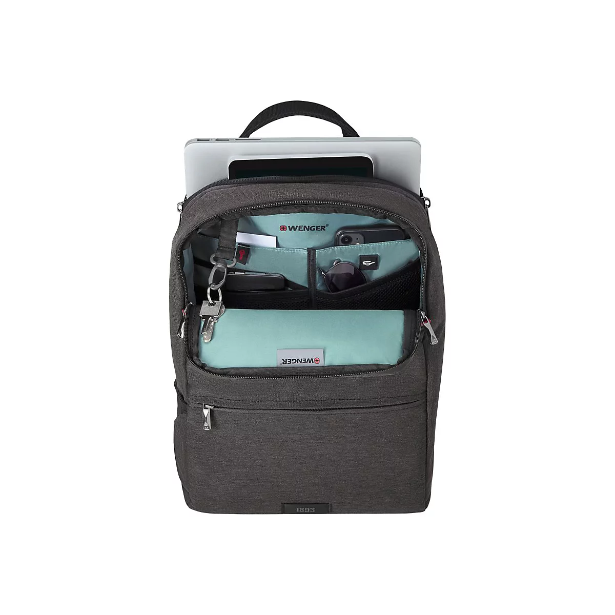 Wenger MX Reload - Notebook-Rucksack - 35.6 cm (14') - Heather Gray