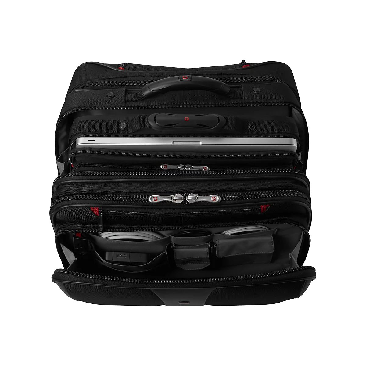 WENGER PATRIOT Comp-U-Roller - Notebook-Tasche - 43 cm (17') - Schwarz - mit 15.4' Laptop Case