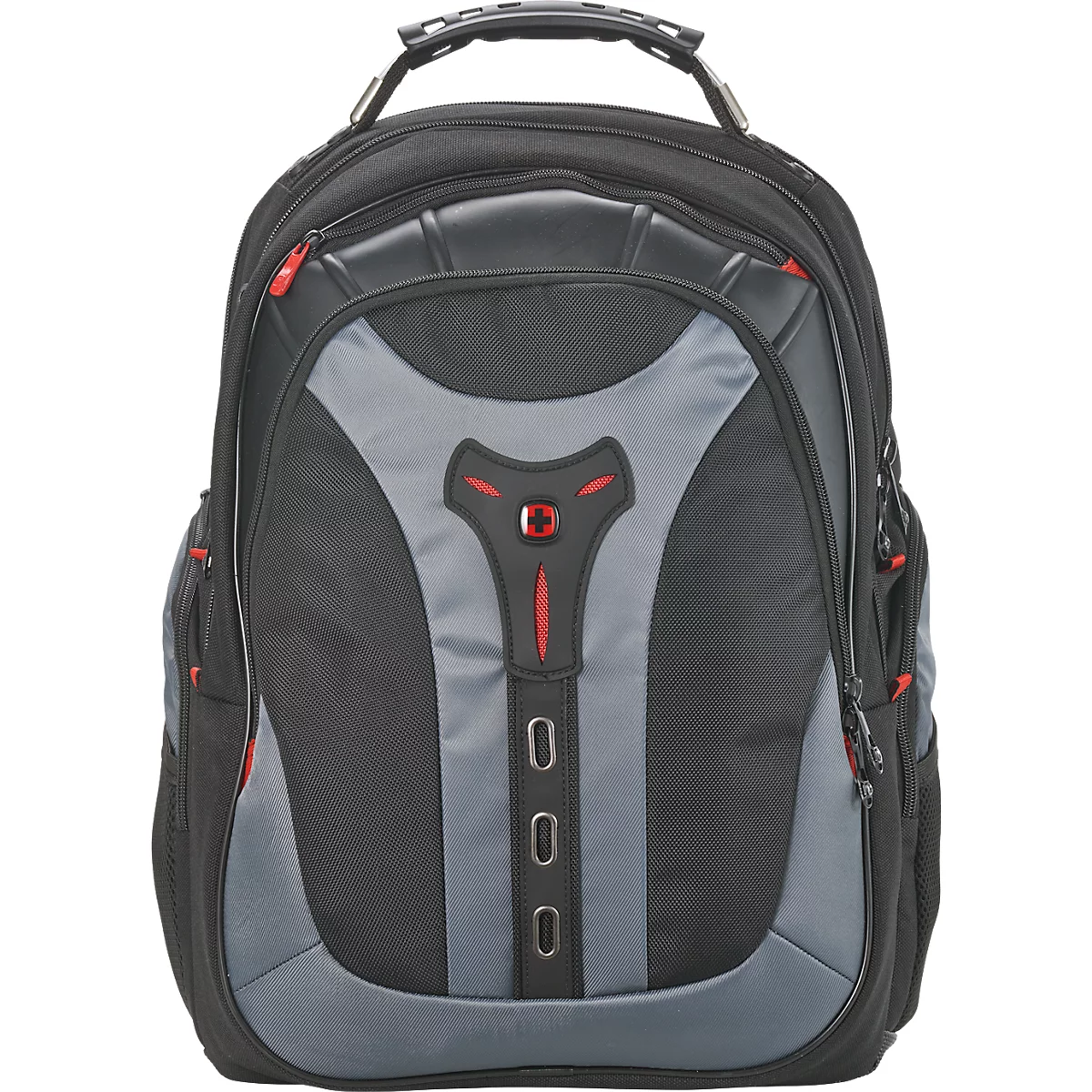 Wenger Pegasus Comfortable laptoprugzak, 23 l, voor laptops tot 17,3', laptopvak, l 230 x b 340 x h 470 mm, polyester, nylon, grijs/zwart