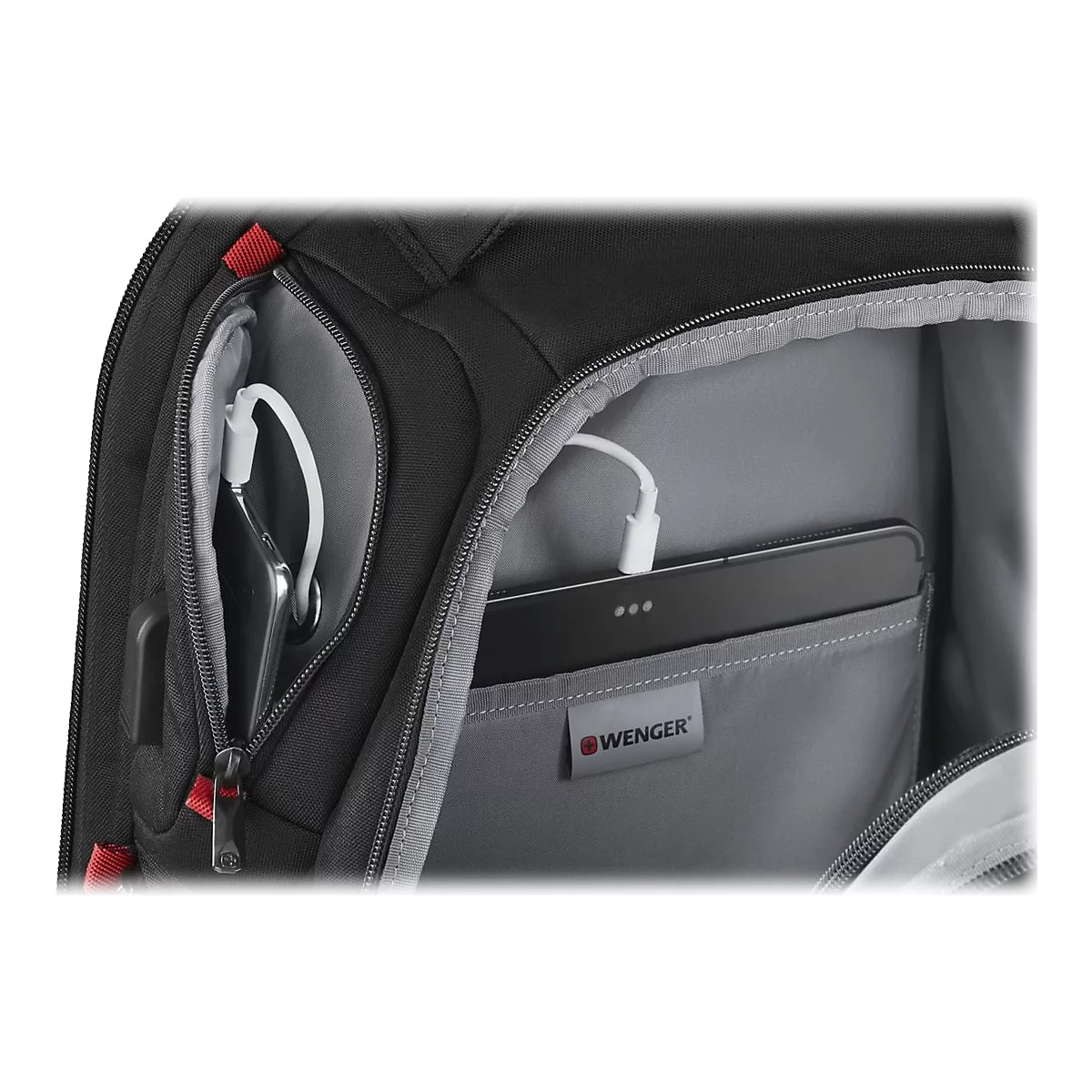 Wenger PlayerOne - Notebook-Rucksack - 43.9 cm (17.3') - Schwarz