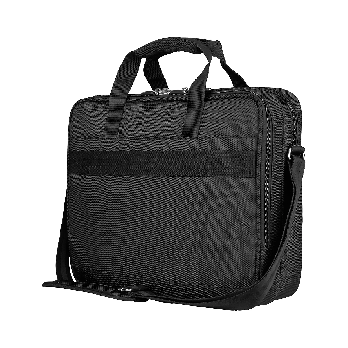 Wenger Prospectus sac pour ordinateur portable, ordinateur portable jusqu'à 16', compartiment pour ordinateur portable et tablette, fixation trolley, L 420 x H 330 x L 150 mm, 15 l, polyester, noir