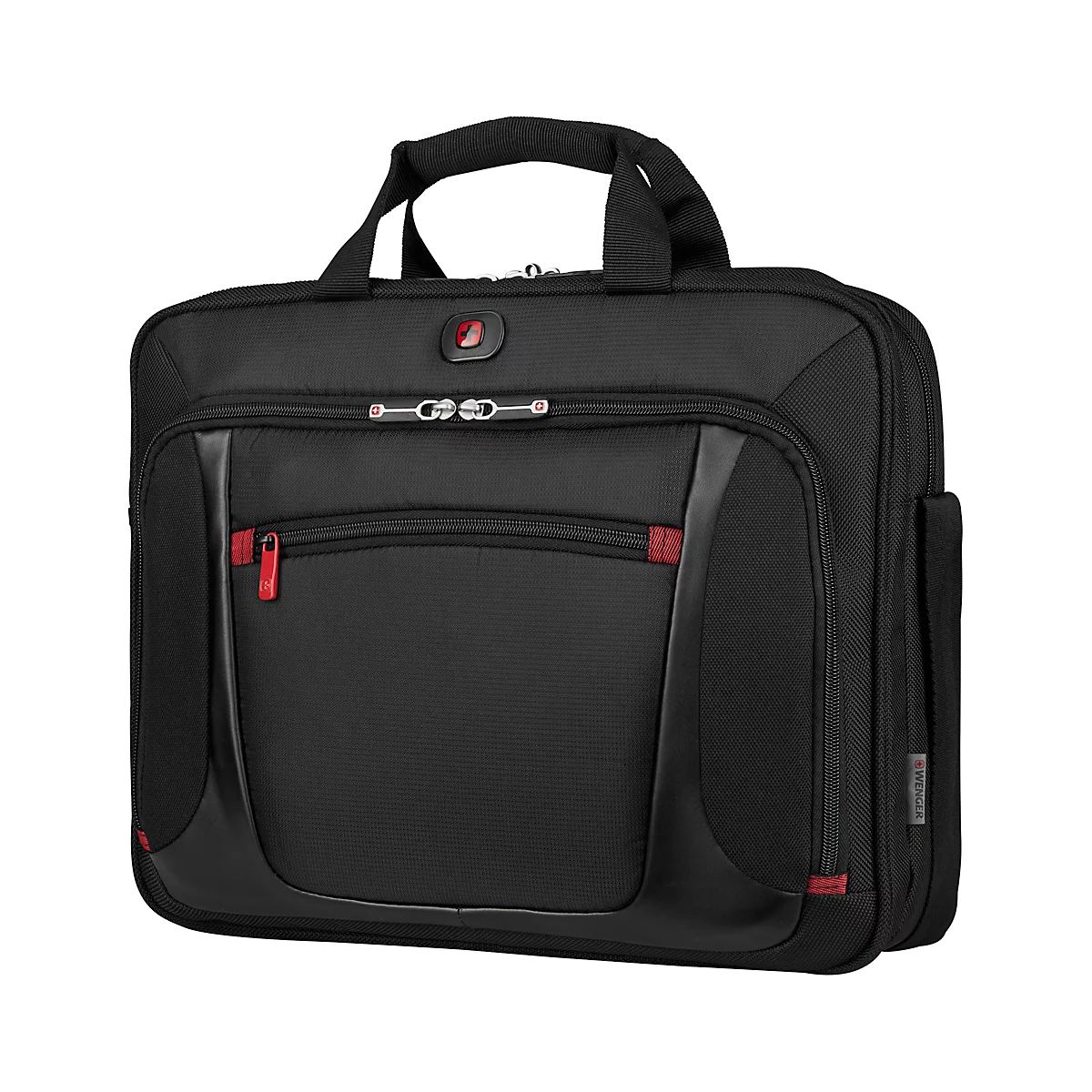 Wenger Sensor laptoptas, 9 l, laptops tot 15' &amp; tablets tot 10', laptop- &amp; tabletvak, organizer, l 150 x b 400 x h 330 mm, polyester, zwart