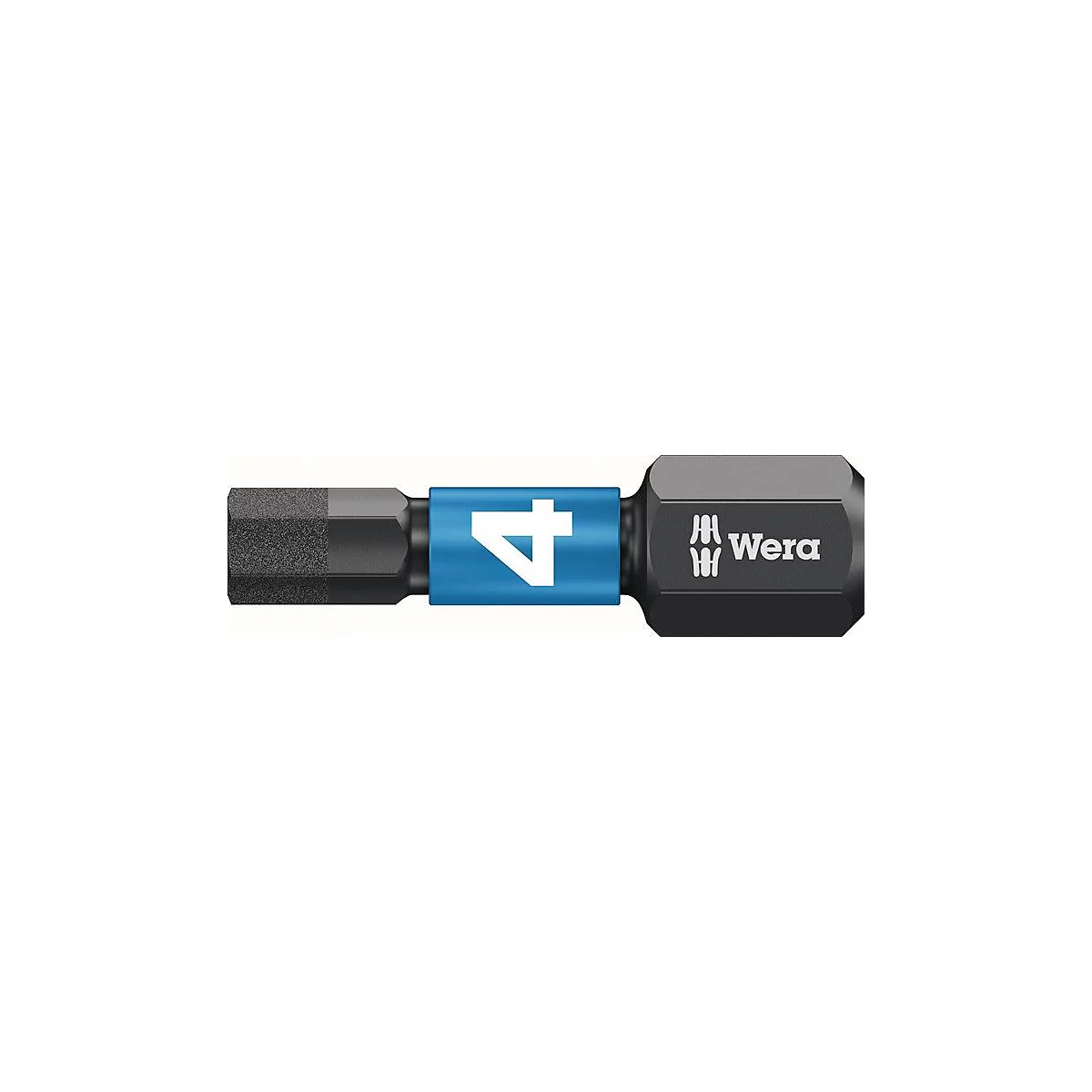 WERA Bit 840/1 IMP DC, 5 mm, L 25 mm, 1/4 Zoll C6,3, Impaktor diamantbeschichtet, DIN ISO 1173, Box mit 10 Bits