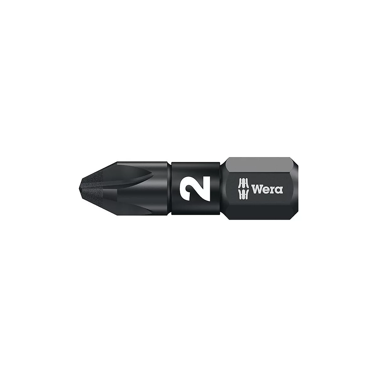WERA Bit 855/1 IMP DC PZD3, L 25 mm, 1/4 Zoll C6,3, diamantbeschichtet, Impaktor, 10 Stück