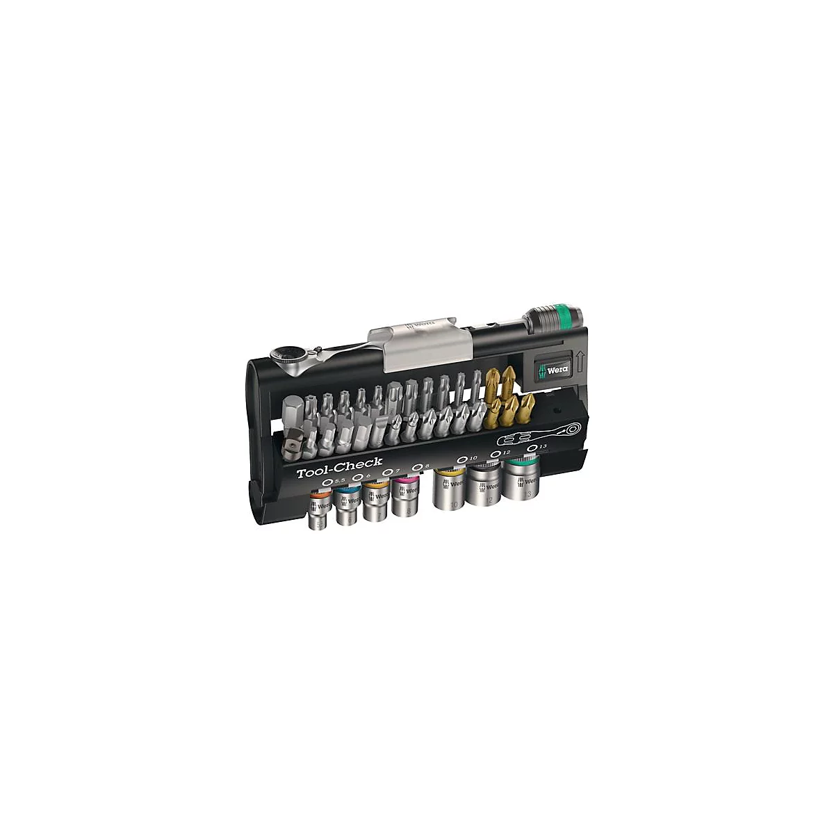Wera Bit-Set Tool-Check PLUS, 38-tlg., Schlitz/PH/PZD/T/K