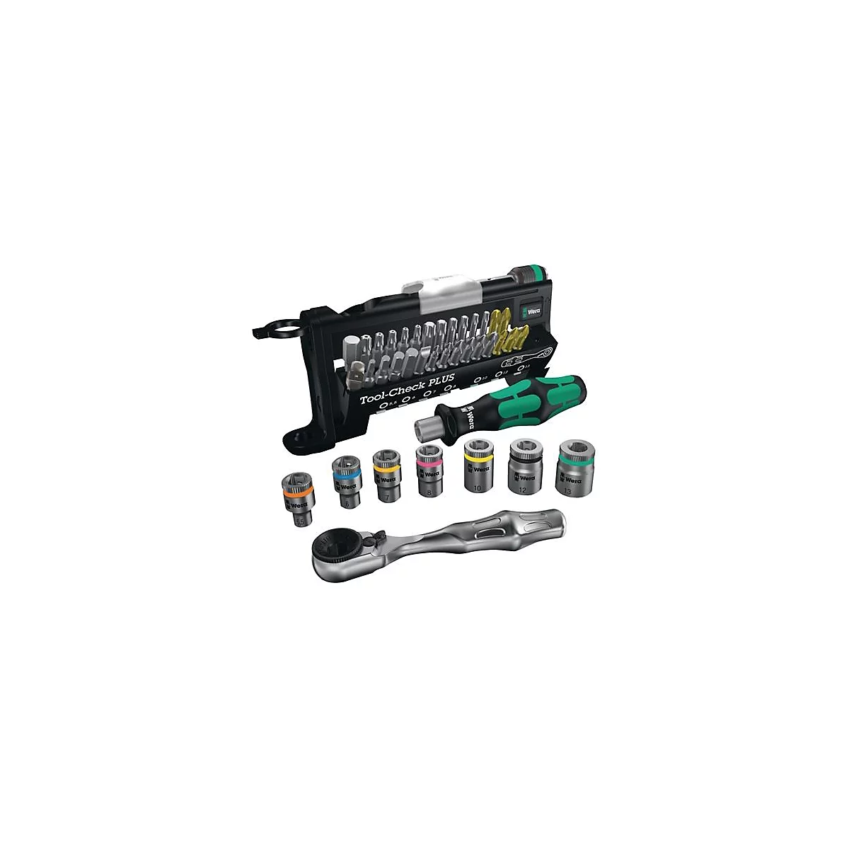 Wera Bit-Set Tool-Check PLUS, 39-tlg., Schlitz/PH/PZD/T/K