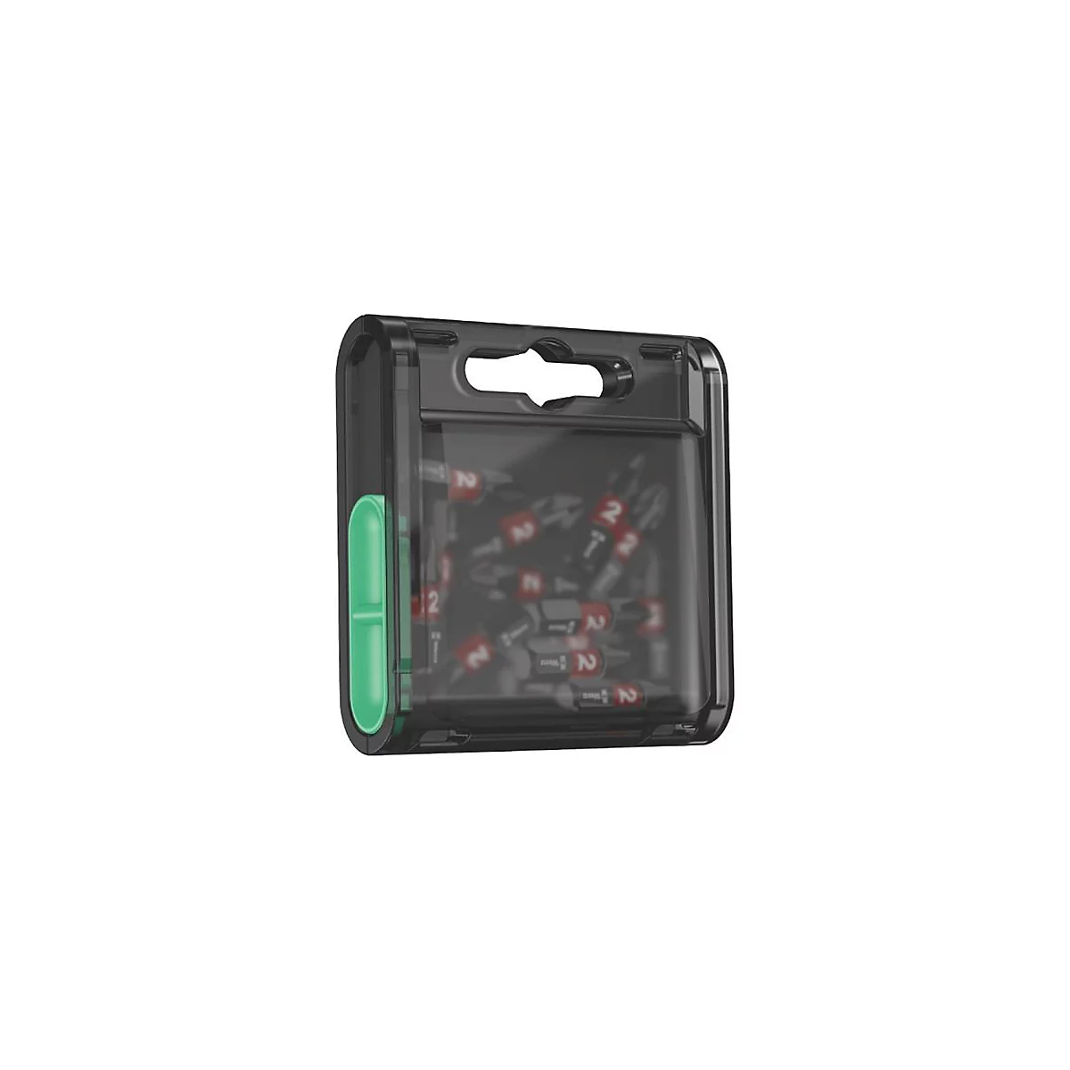 Wera Bitsatz IMPAKTOR Diamond PZD 2, Aufbew. Slimcase, 15-teilig, B 68 x T 75 x H 20 mm