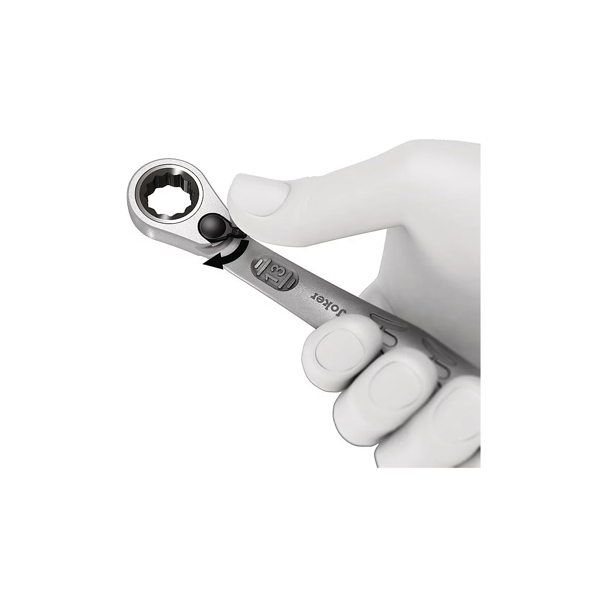 WERA combisleutel Joker SW 19 mm, L 246 mm, vasthoudfunctie, 80 tanden, gelegeerd gereedschapsstaal