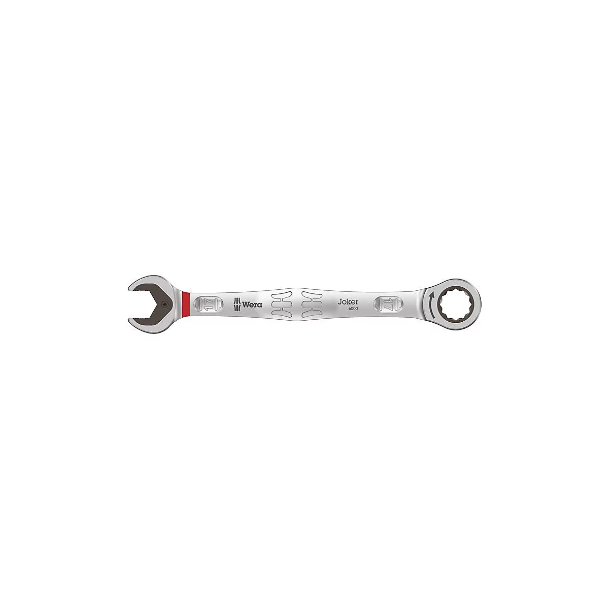 WERA Joker combisleutel, SW 17 mm, L 224 mm, vasthoudfunctie, gelegeerd gereedschapsstaal, 80 tanden