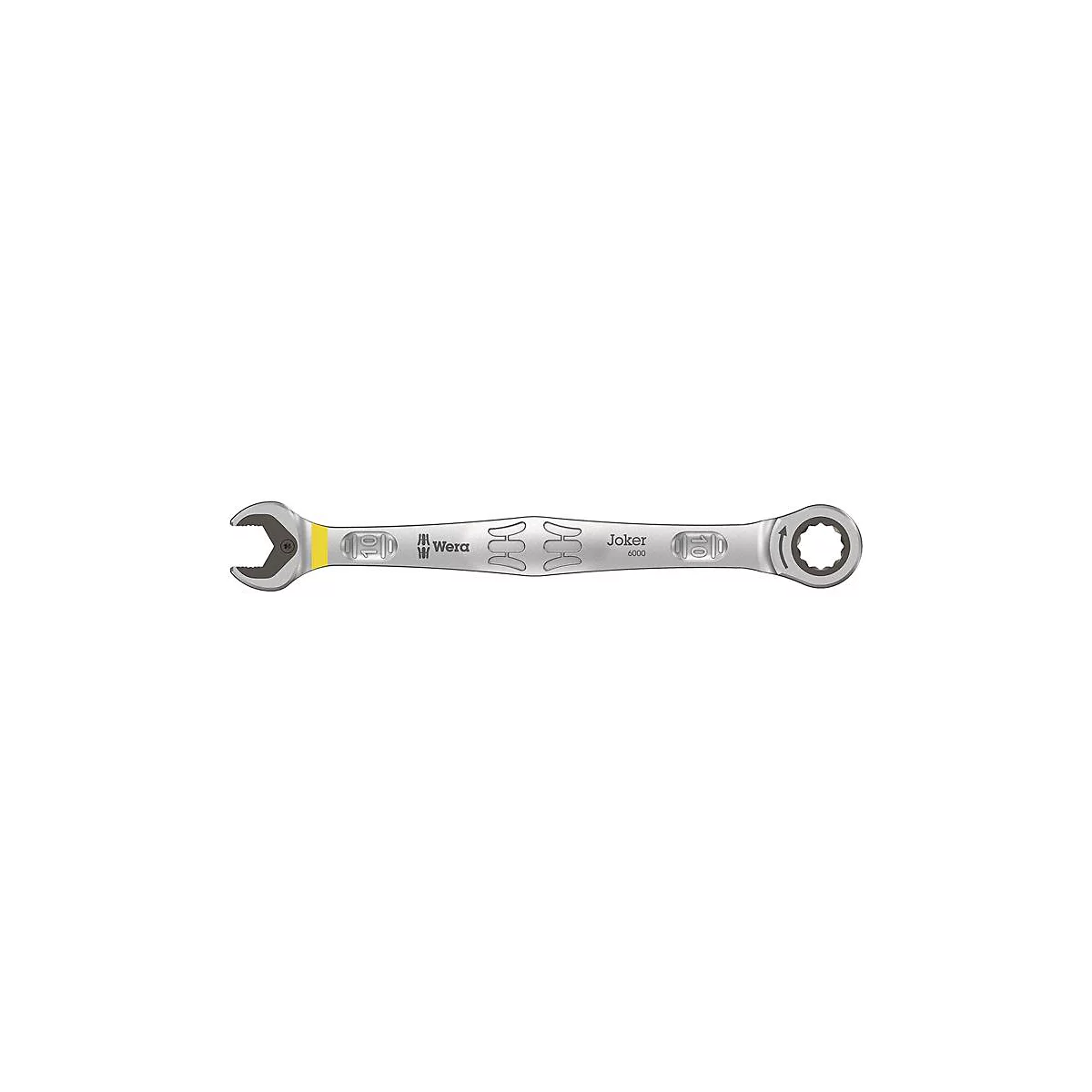 WERA ratelsleutel Joker SW 10mm, L 159mm, gelegeerd gereedschapsstaal, 80 tanden, vasthoudfunctie