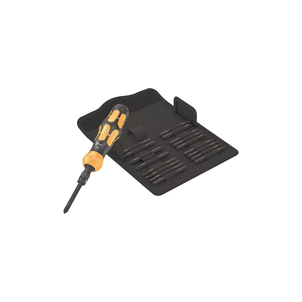 WERA Schraubendrehersatz KK 90 Set 1, 19-tlg., PH/PZD/TX/6-Kant/Schlitz, mit Schlagschrauberfunktion