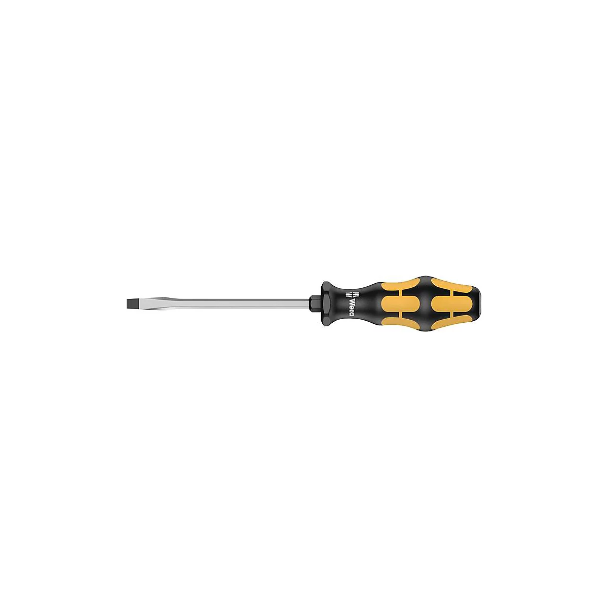 WERA sleufschroevendraaier 932 A, bladbreedte 3,5 mm, bladlengte 80 mm, 2C-handgreep, molybdeen-vanadium-staal