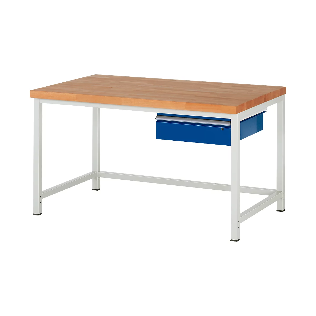 Werkbank serie 8001, vast, met schuiflade, B 1500 x D 900 X H 840 mm