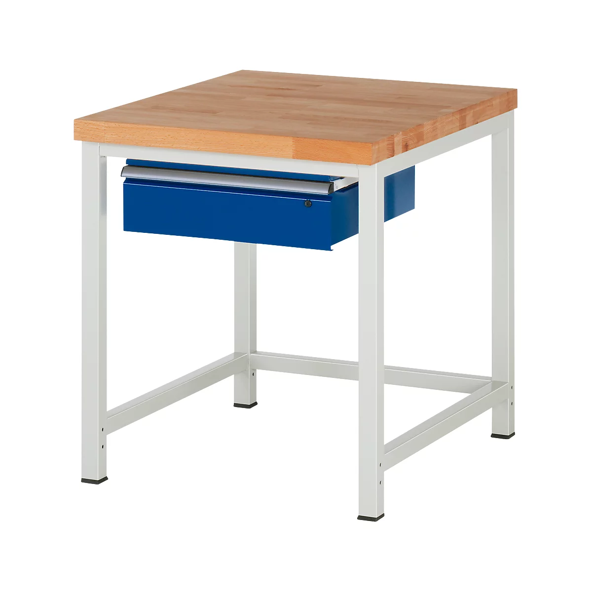 Werkbank serie 8001, vast, met schuiflade, B 750 x D 900 X H 840 mm