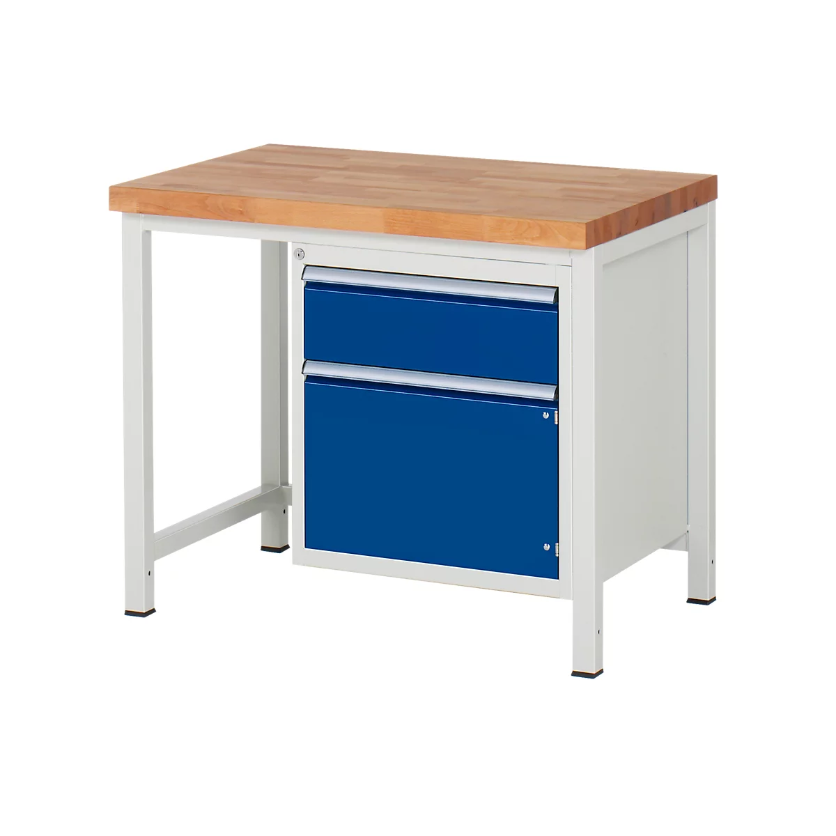 Werkbank serie 8152, 1 schuiflade, 1 deur, B 1000 x D 700 x H 840 mm