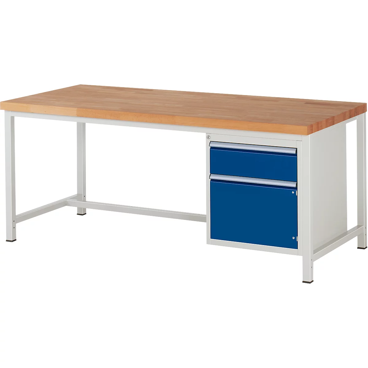 Werkbank serie 8152, 1 schuiflade, 1 deur, B 2000 x D 900 x H 840 mm