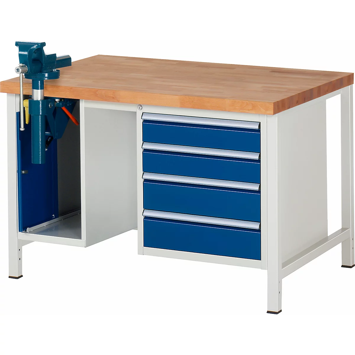 Werkbank Serie 8185, B 1250 x D 900 x H 840 mm