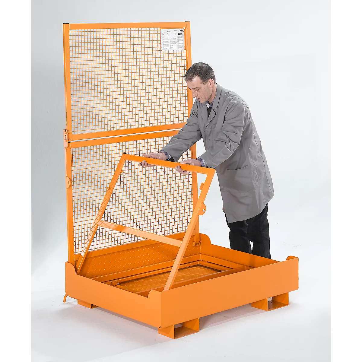 Werkkooi MB-D/L Bauer, oranje RAL 2000
