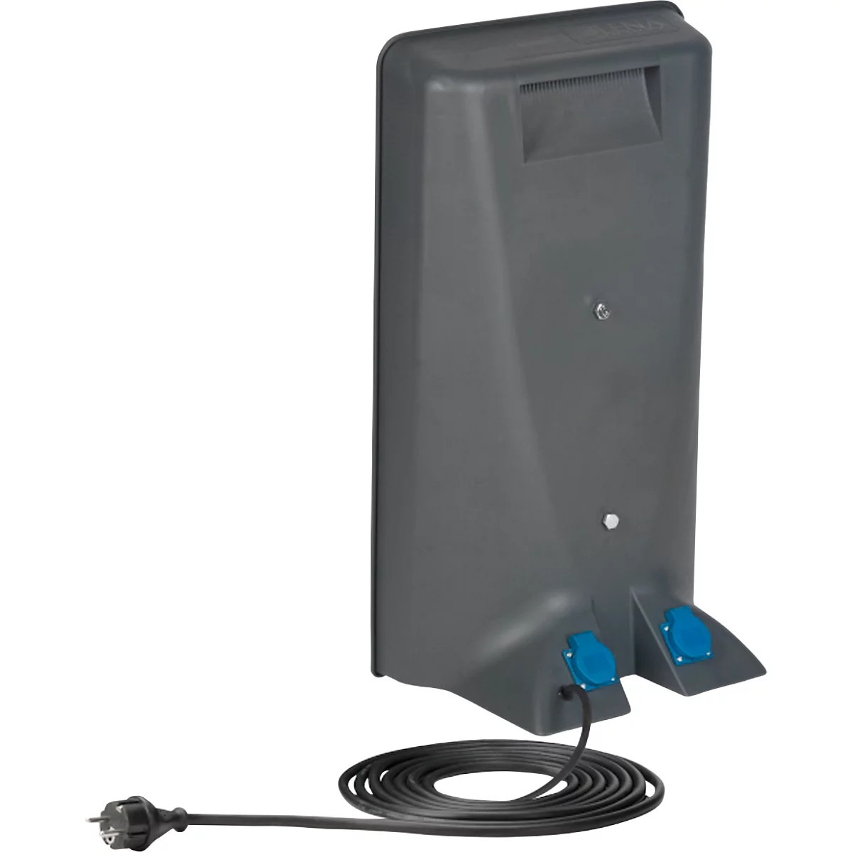 Werklamp Giant LED Evo 225W, 33000 lm, 220-240 V, IP54, slagvast, 2x Schuko stopcontacten, 5 m kabel, B 420 x D 320 x H 740 mm