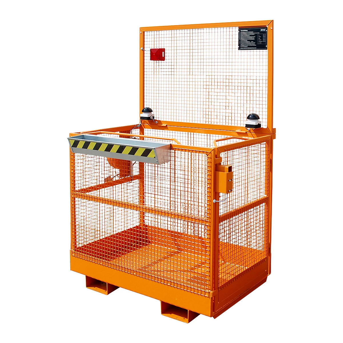 Werkplatform MB-ST/T, L 1115 x B 1200 x H 1890 mm, oranje RAL 2000
