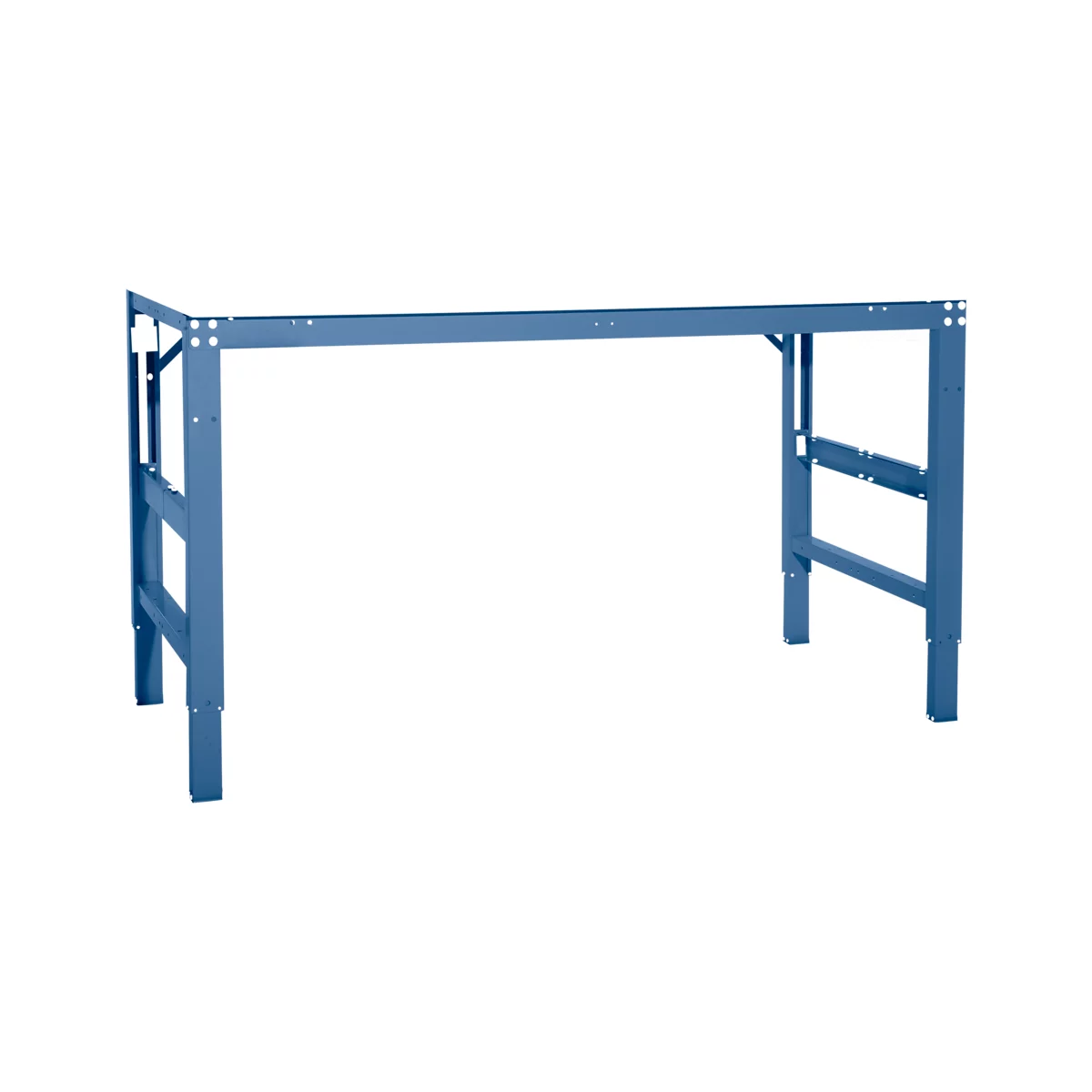 Werktafel Ergo, elektro-hydrauliek, blad PVC afwerking, 2000 x 800 mm, briljantblauw