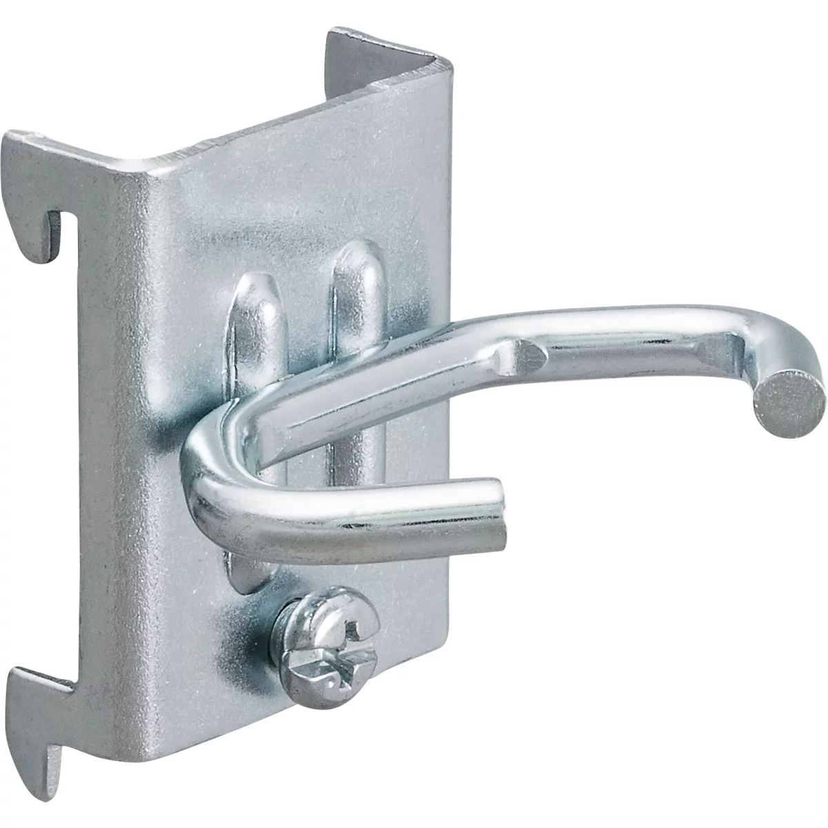 Werkzeughalter WFI, Bügelform, für Lochplatten mit Lochgröße 9 x 9 mm & Lochabstand 38 mm, L 43 x B 20 mm, Stahl, 5 Stück