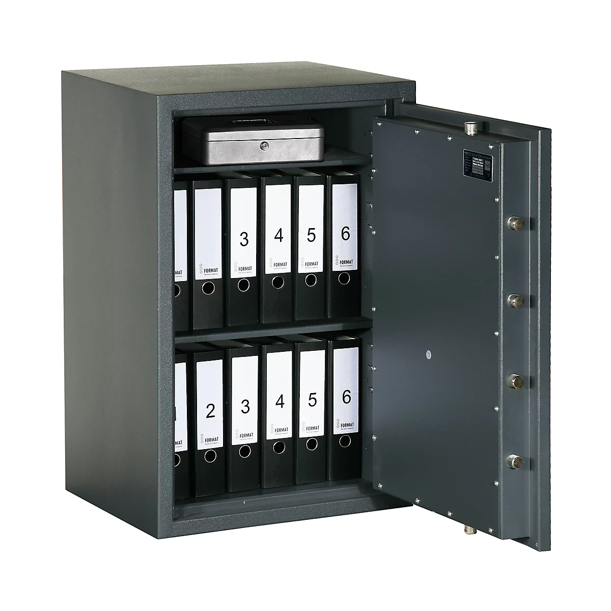 Wertschutzschrank FORMAT Libra 40, Sicherheitsklasse 0, graphitgrau RAL 7024