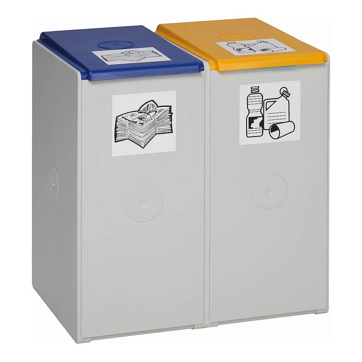 Wertstoff-Sammelsystem 2000, 40 Liter, Zweier-Element, Lieferung ohne Deckel!