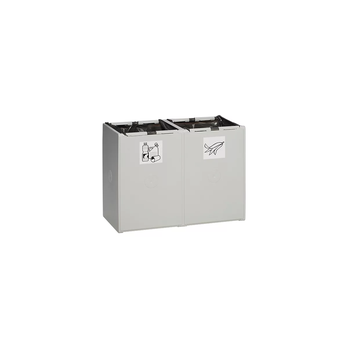 Wertstoff-Sammelsystem 2000, 60 Liter, Zweier-Element, Lieferung ohne Deckel!